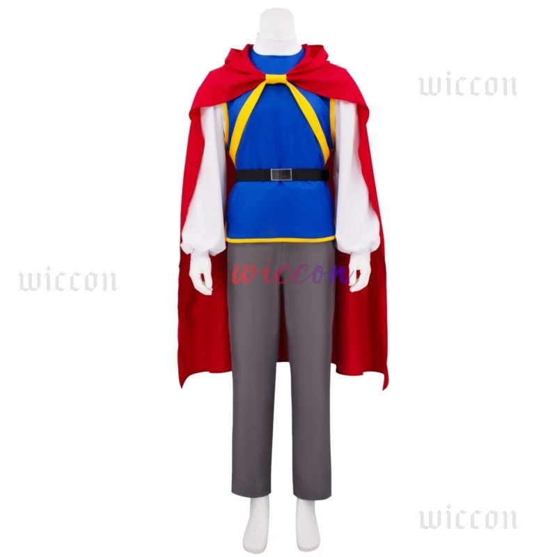 Florian 코스프레 의상 만화 왕자 여성 정장 망토 소년 소녀 환타지아 옷 악마의 여왕 할로윈 변장 정장