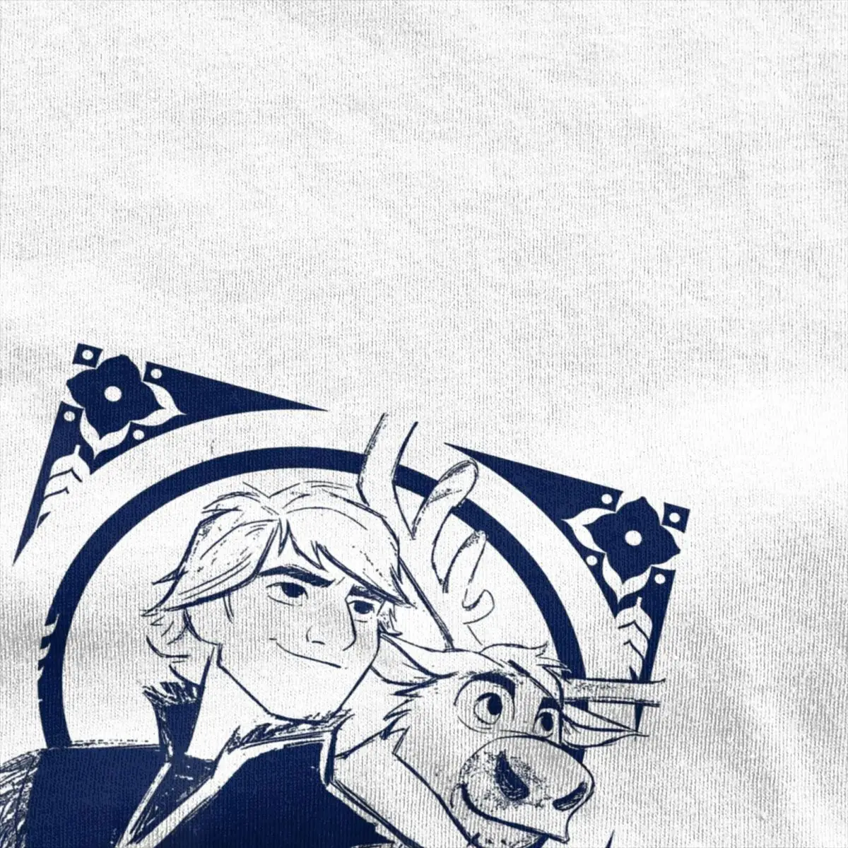 Frozen 2 Kristoff & Sven Lost In The Woods T Shirt Men Awesome Cotton T Shirts Beach O Neck Fashion Tee Shirt Big Size Clothing