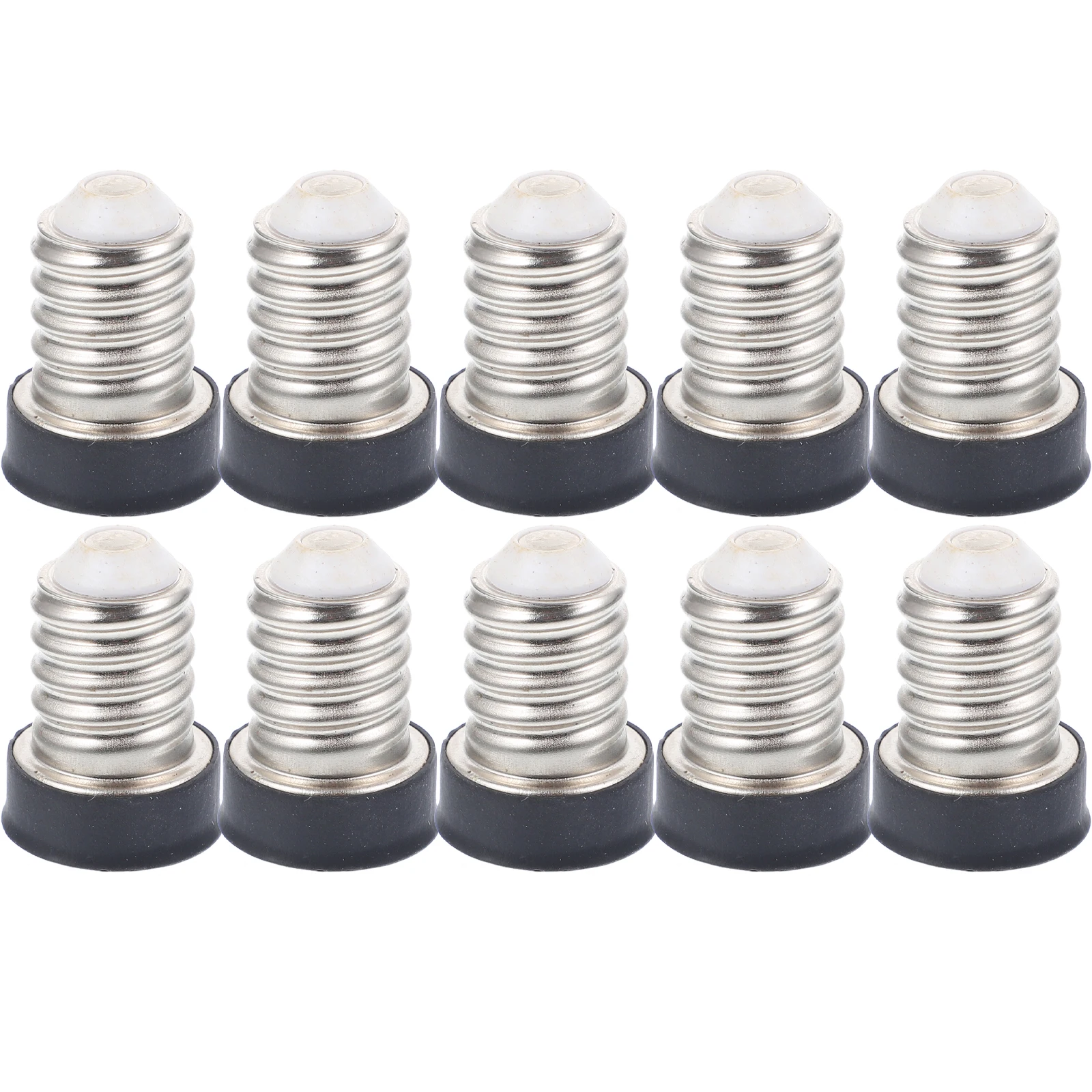 

10 Pcs Lamp Adapter Light Bulb Converter Plug Holder Led Socket Copper Base Shade Adaptor
