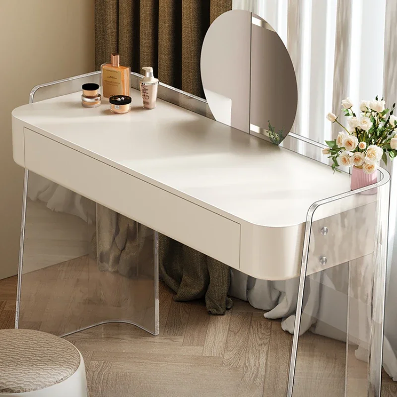 Professional Storage Cabinet Vanity Dresser Women Nordic Makeup Desk Dressing Table Luxury Modern Tocador Maquillaje Furniture image 5