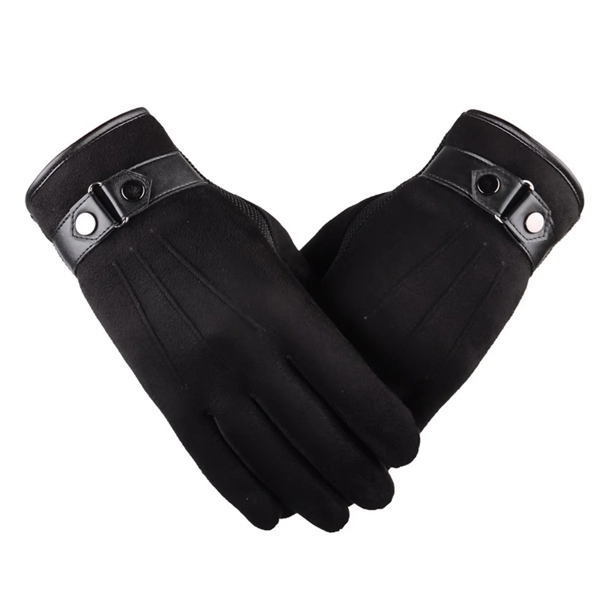 

2023 Classic Winter Cycling Gloves Outdoor Sports Running Motorcycle Riding Mittens Non-slip Touch Screen Warm Full Finger Glove