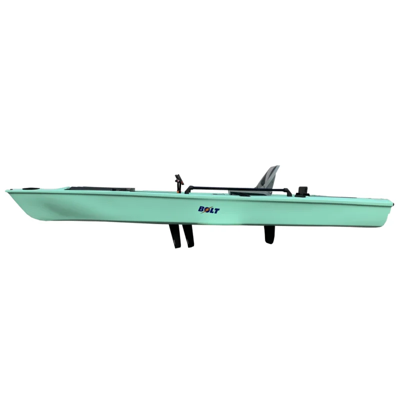 Zero Kayak Pedal Drive Solo Skiff Boats Fishing Canoe/kayak With Electric Motor Set On Top Propeller Fin Pedal Drive