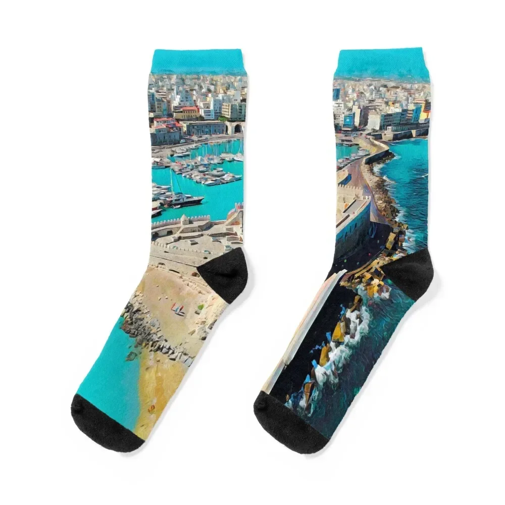 

Heraklion Socks New year's Christmas custom sports snow Girl'S Socks Men's Novelties aesthetic cotton Designer Man Socks Women's