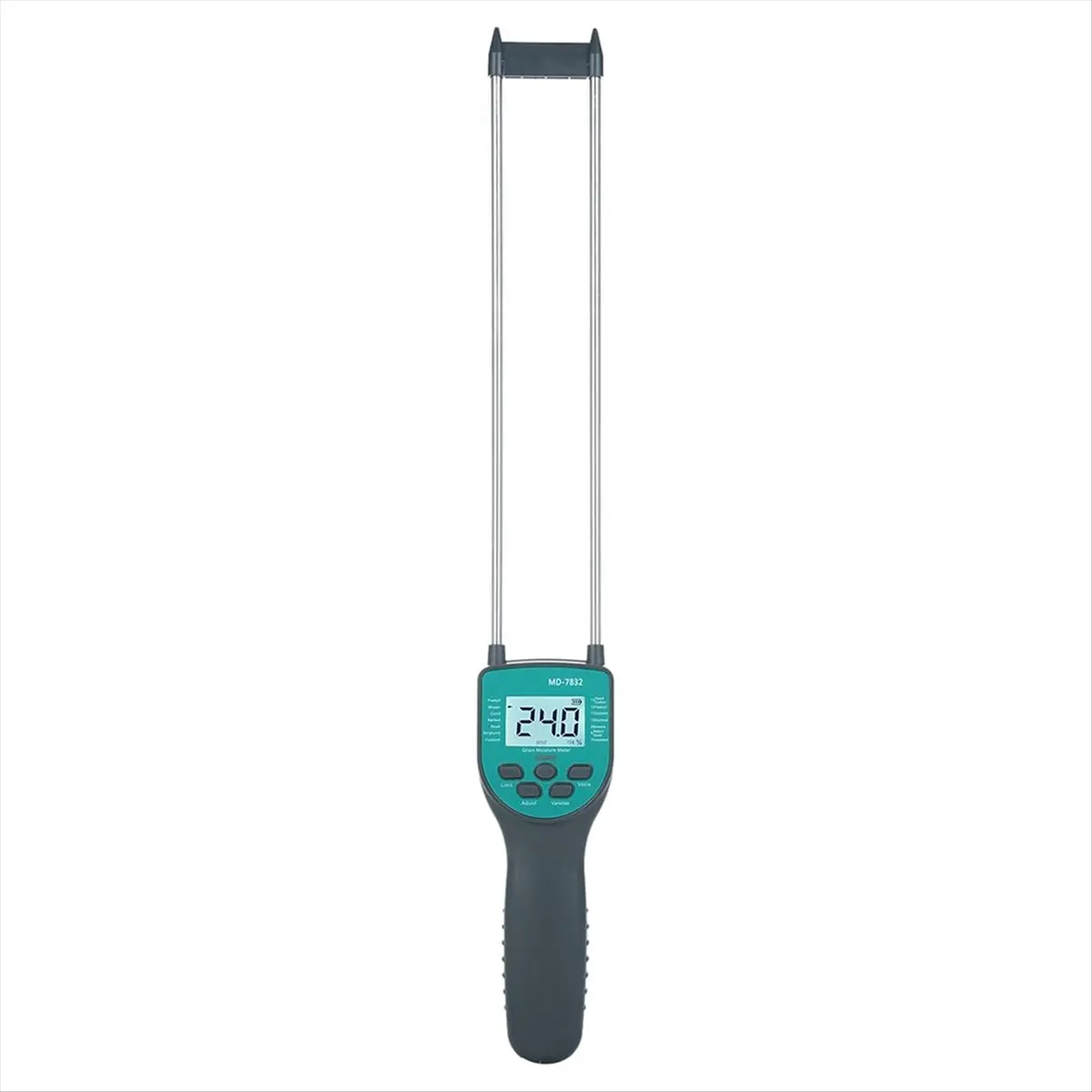 DT38 Hay Moisture Tester Digital Grain Moisture Content Meters Measurable for 14 Type Grains for Paddy Wheat Corn
