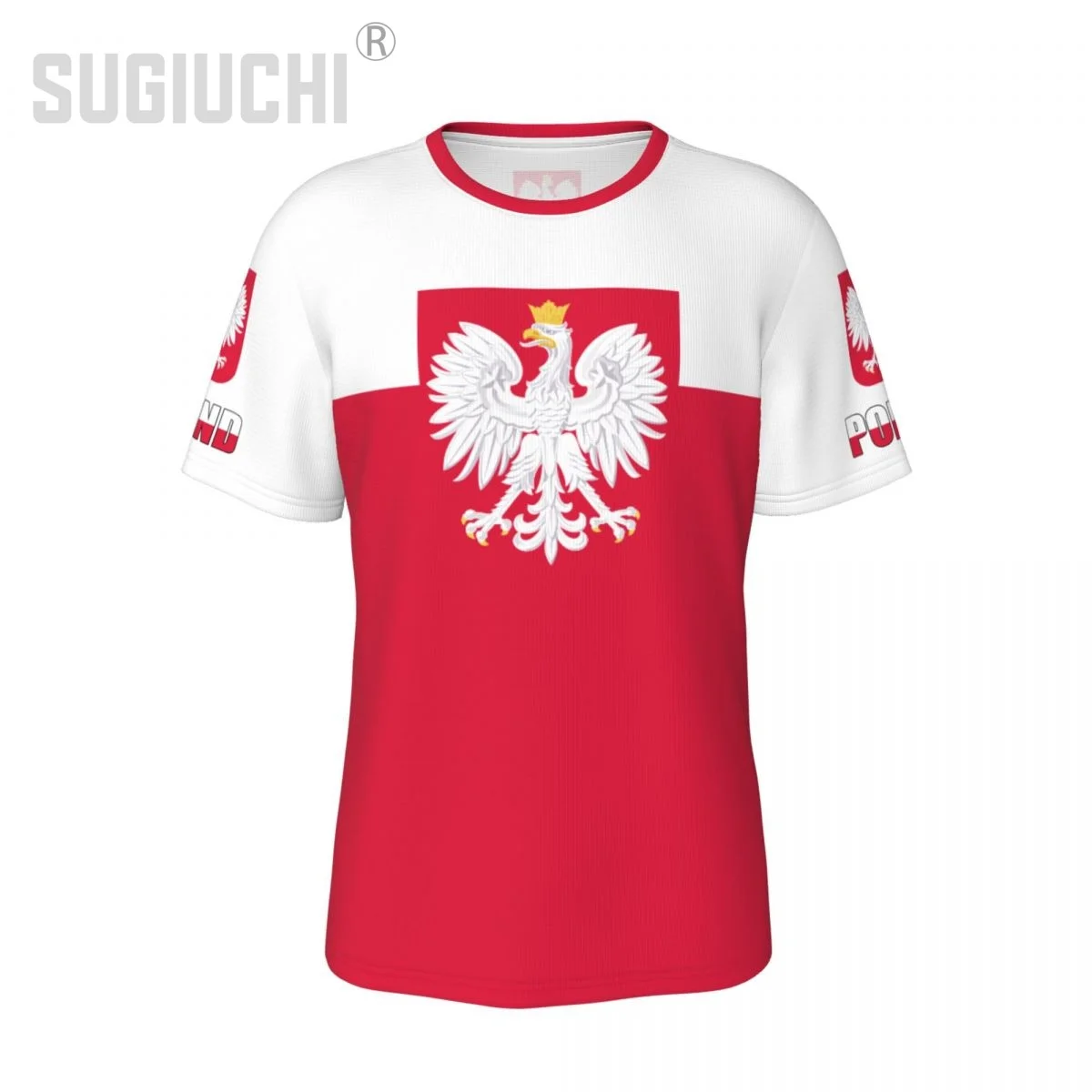 Unisex Nation T-shirt Poland Flag Polish T-shirts For Men Women Soccer Football Fans Gifts Custom clothes tee