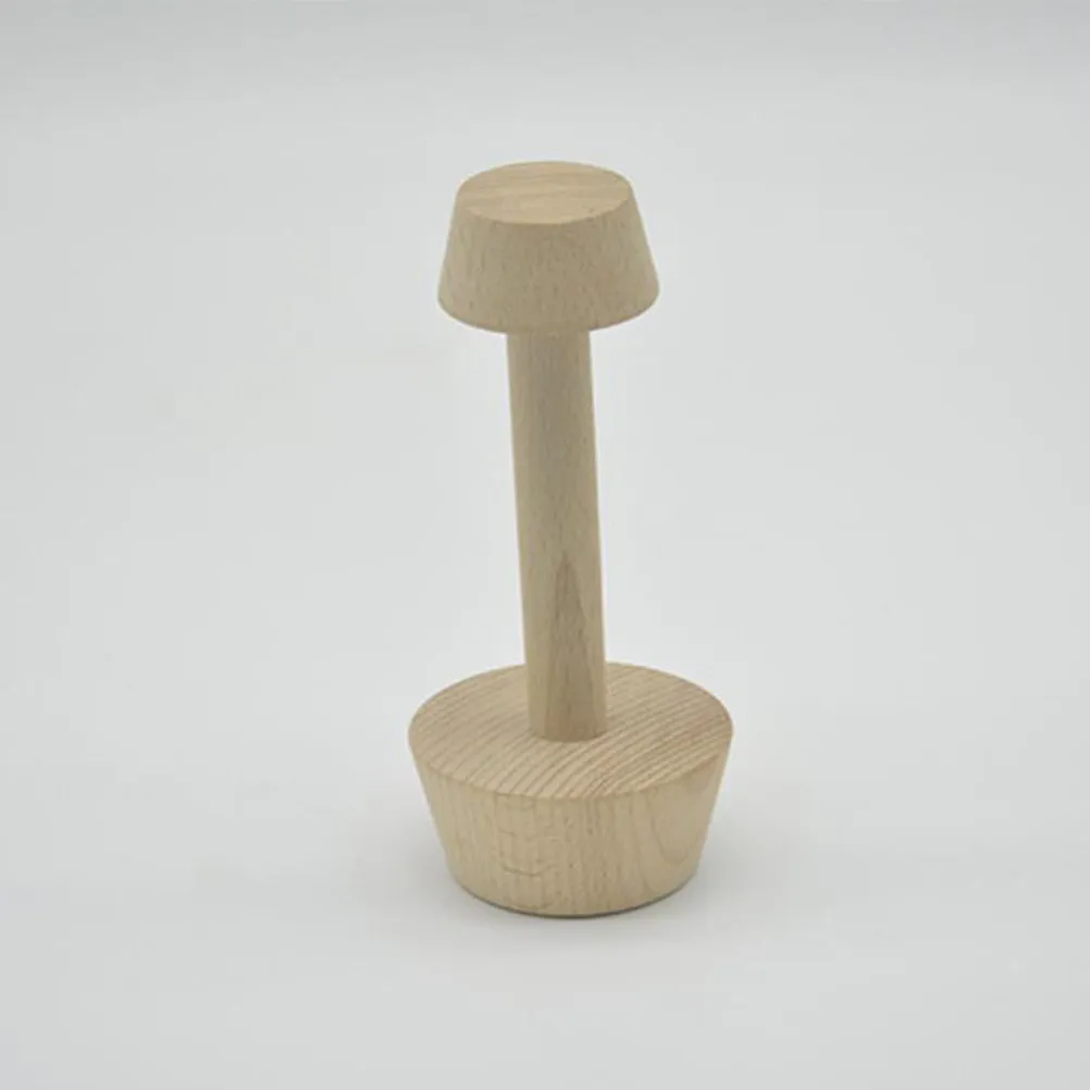 Double Ended Egg Tart Pastry Pusher Wooden Pastry Tamper Smooth Polished Baking Kitchen Tool for DIY Fruit Pecan Egg Tarts