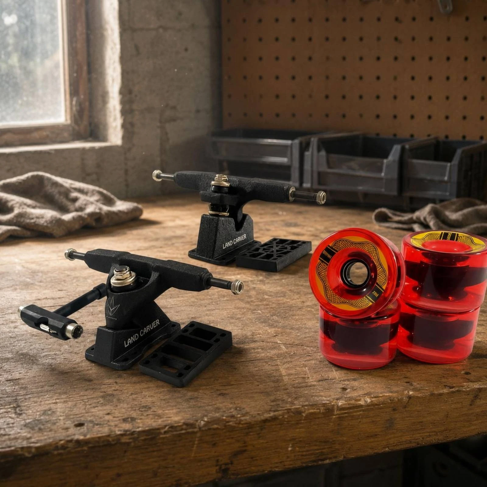 

Surfskate Truck Bracket Kit Hardware Bag Board-Mounting Component Kit Skate Parts Metal for Land-Based Carving Carving