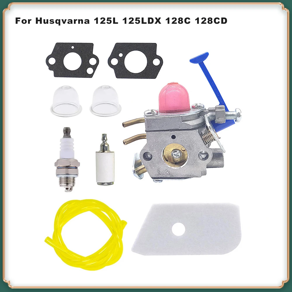 

Replacement Zama C1Q-W40A Carburetor Repair Kit for Husqvarna 125L, 125LDX, 128C, 128CD Trimmers - Fits OEM 545081848