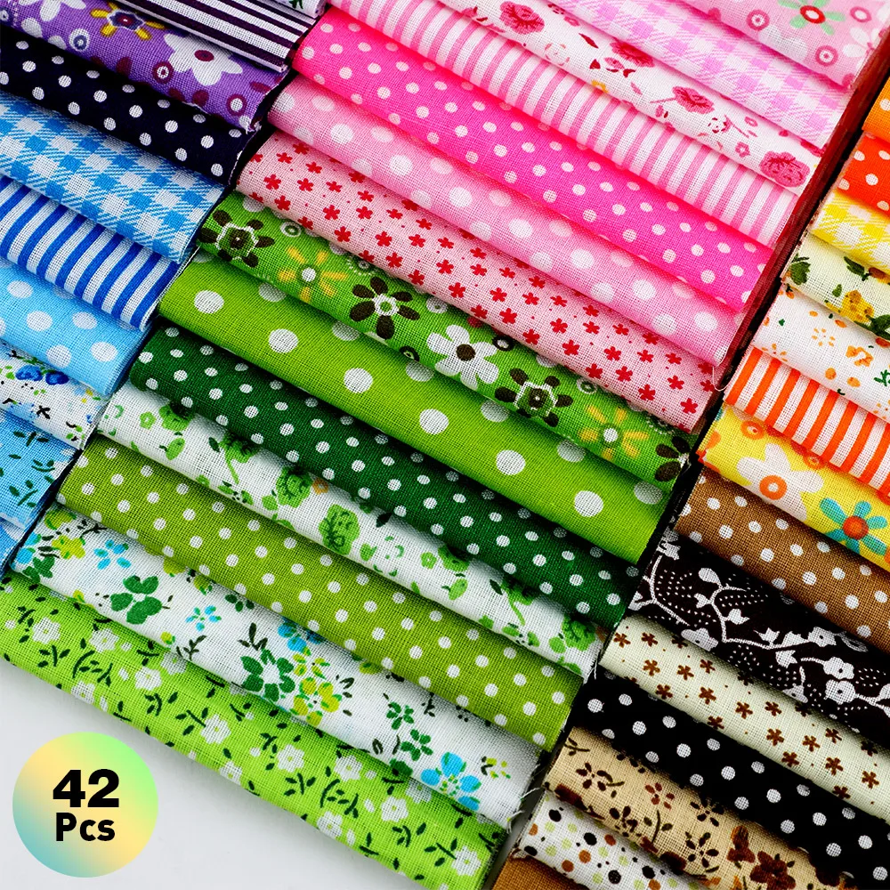 

Multi Colored Pure Cotton Patchwork Small Cloth Strip Fabric DIY Handmade For Quilt Handmade Dolls Decorative Fabric Cloth