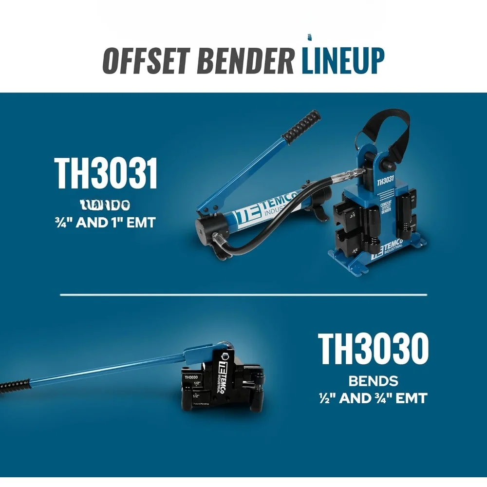 B forTH3030 ثنائي الحجم قناة إزاحة بندر 2 في 1 - كلا 1⁄2 "& 3⁄4" EMT #6