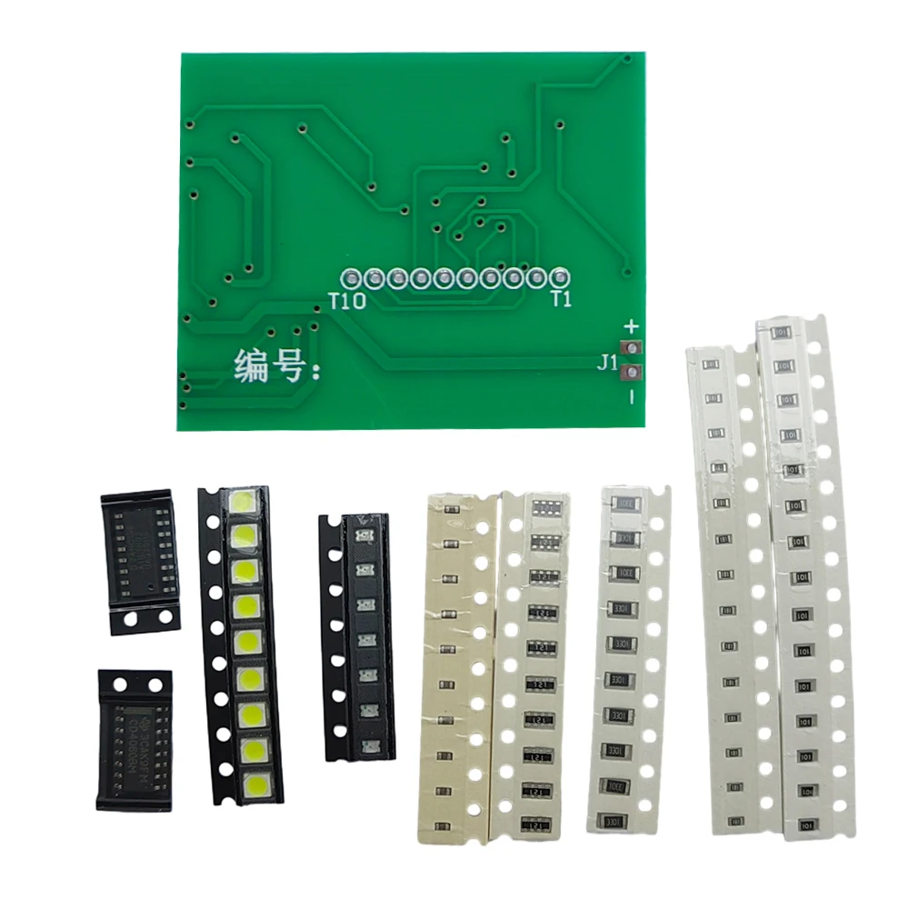 DIY Electronic Kit 15-way lantern controller kit SMD component welding practice board parts DX-TP12 Welding Learning