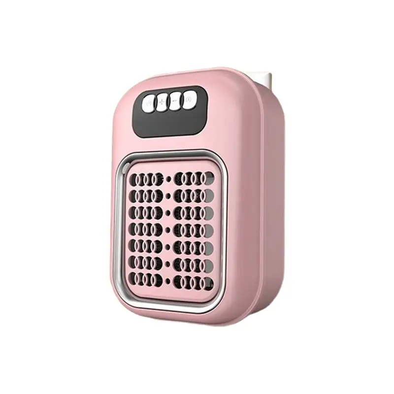 

ABBZ-Portable Heater Mini Electric Heater Plug In Wall Room Heater Timed Rapid Heating For Office Bedroom EU Plug