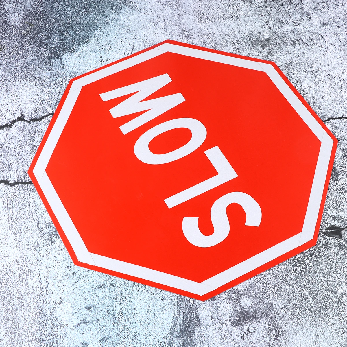 Traffic Sign Stop Slow down for Car Road Signs Reflective Safety Street Customized