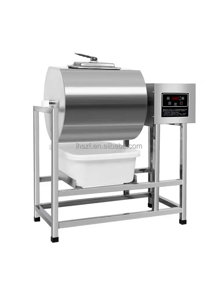 

Stainless Steel Marinated Meat Salting Marinator Meat Tumbler Vacuum Marinade Mixer Machine