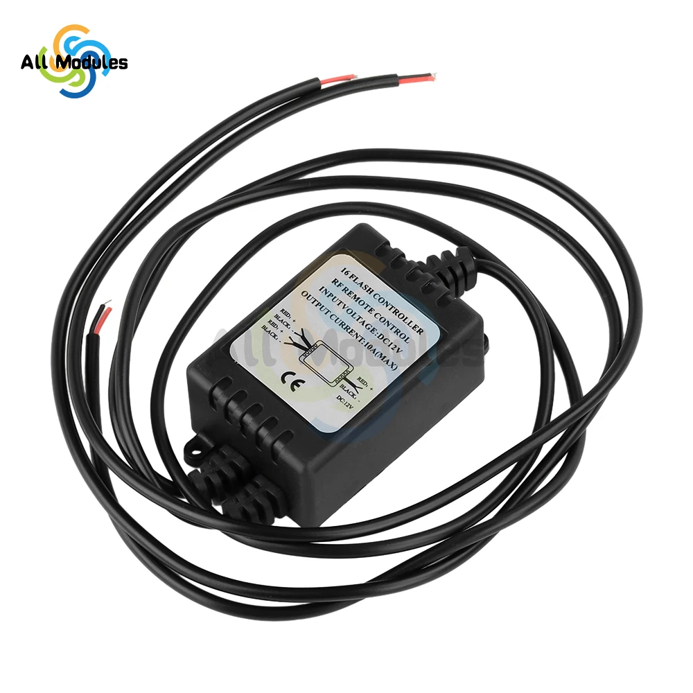 Car Wireless Blinker Controller DRL Decoration 16 Mode Blinker Hawkeye Daytime Running Lights 12V Car Light Controller