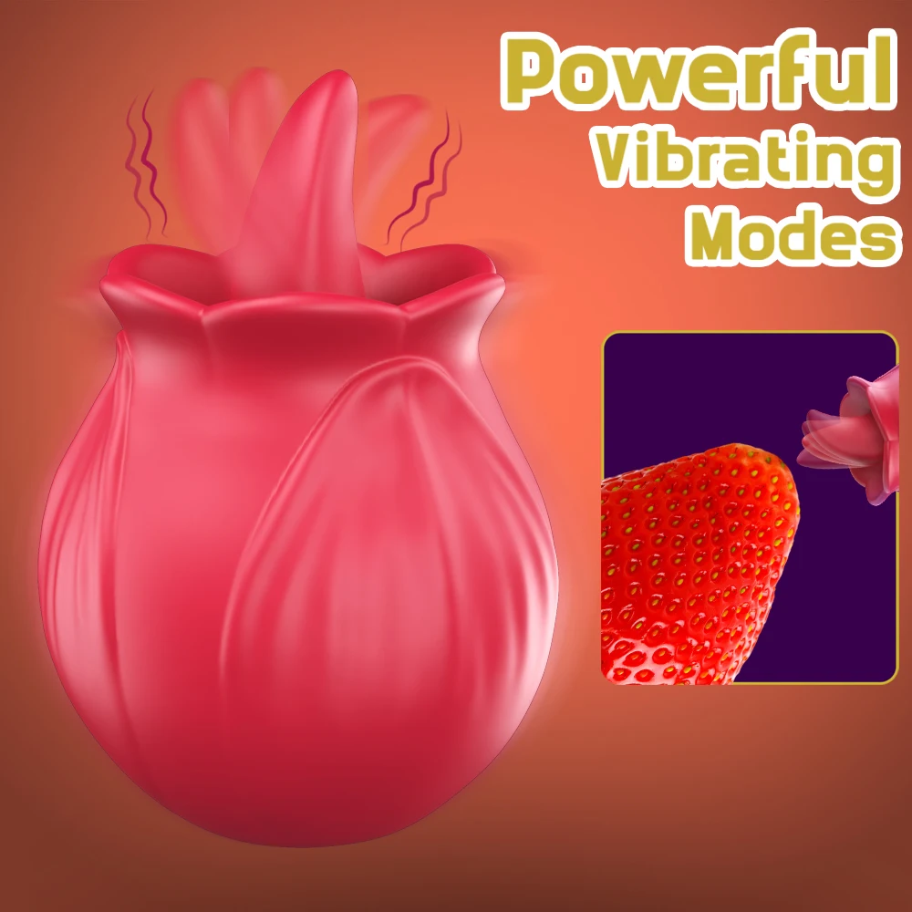 رائجة البيع ارتفع اللسان لعق الفم مص هزاز للنساء البظر محفز الإناث الاستمناء مصاصة لعق لعبة الجنس للنساء #3