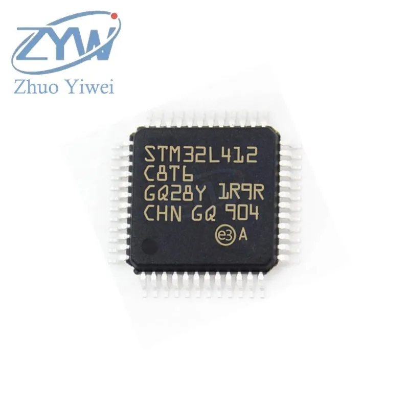 STM32L412C8T6 LQFP-48 STM32L STM32L412 STM32L412C8T 80MHz 64KB ARM Cortex-M4 chip 32-bit microcontroller MCU New original
