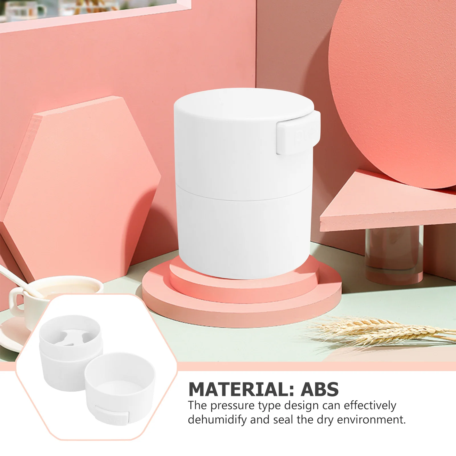 1 قطعة صندوق تخزين غراء الرموش حافظة محمولة لتمديد الرموش منظم لاصق حاوية سعة كبيرة للسفر باللون الأبيض #4