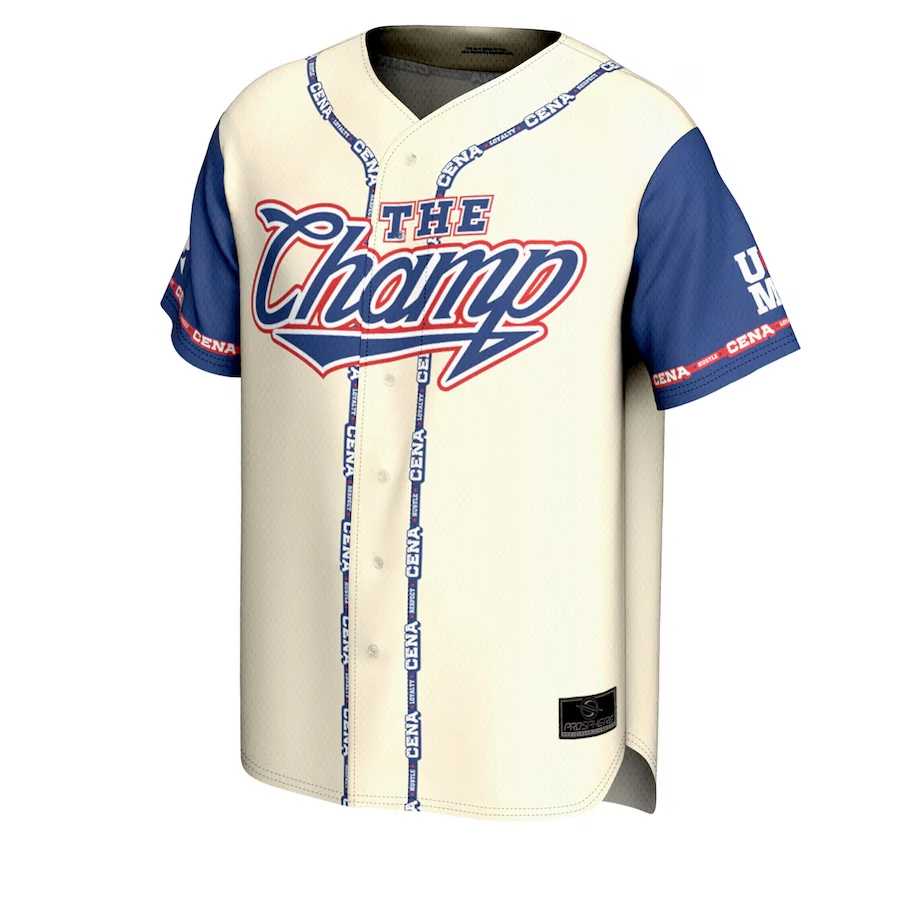 

Men's John Cena Champion Baseball T-Shirt Simple Unique Loose Comfortable Sweat Absorbing Breathable Suitable For Outdoor Sports