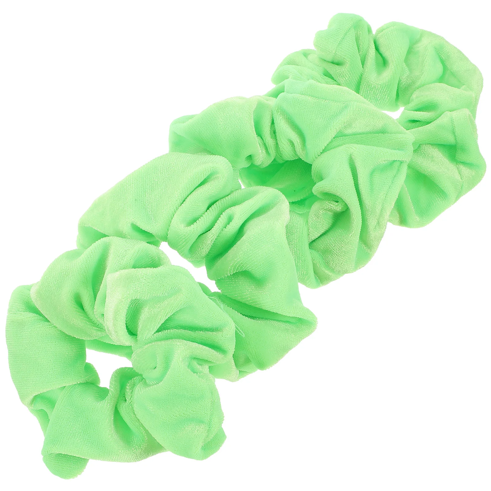 

4Pcs Fluorescent Hair Scrunchies Elastic Women Hair Bands Girls Ties Ponytail Holders Bulk Accessories Birthday Wedding