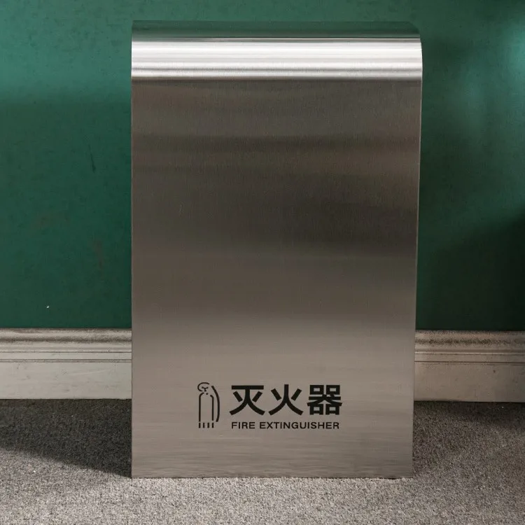 Stainless steel hotel shopping mall special thickened storage box fire equipment placement box