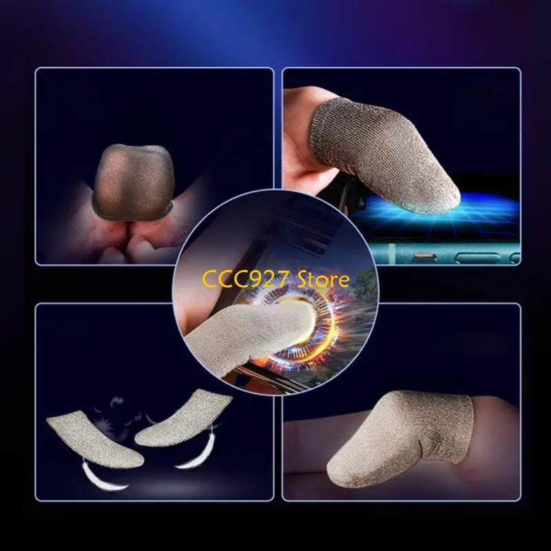 

B03F Touchscreen Finger Sleeve Anti-Sweat Touchscreen Finger Sleeve for Mobile Phone