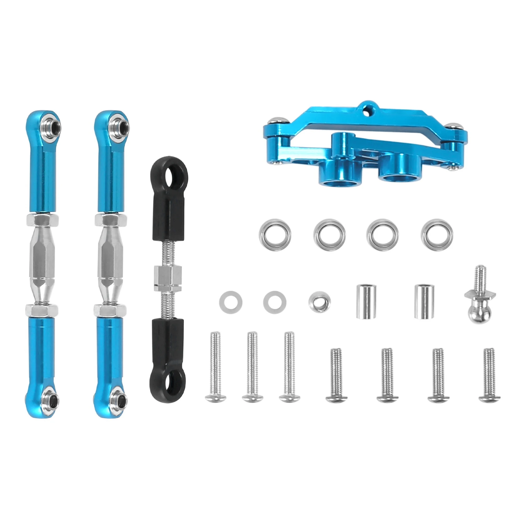 

A19Q-шарикоподшипник из алюминиевого сплава, набор рулевого управления для Tamiya TT02B TT-02B 1/10, детали для обновления радиоуправляемого автомобиля, аксессуары