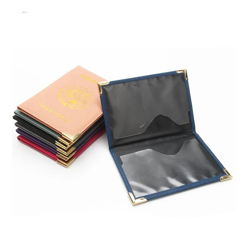 Mexico Travel Passport Holder Case Soft Leather Estados Unidos Mexicanos Passport Cover Business& Credit Card Holder