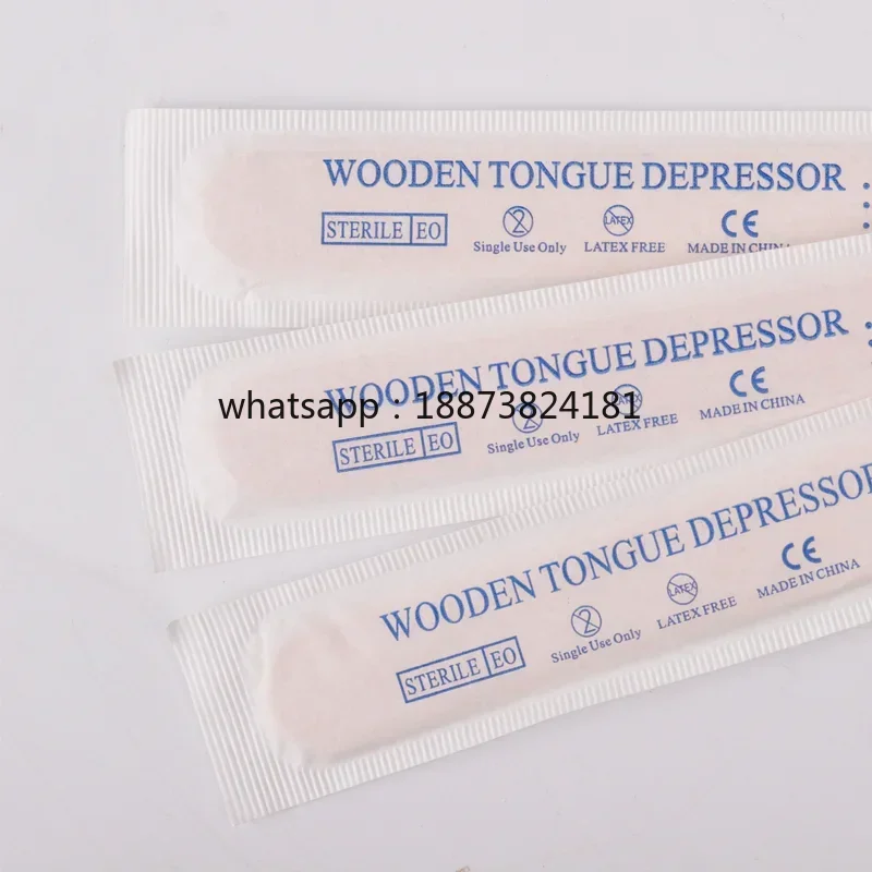 Disposable Wooden Tongue Depressor Versatile Oral Hygiene Product for Multi-Purpose Use fast shipping