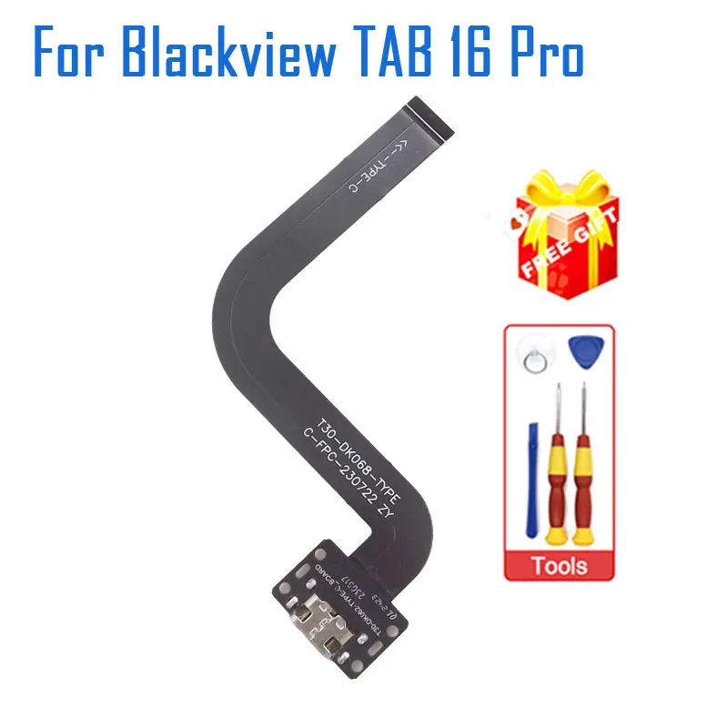 Original Blackview Tab 16 Pro USB Board Base Charging Port Board With Charging FPC Accessories For Blackview TAB 16 Pro Tablet