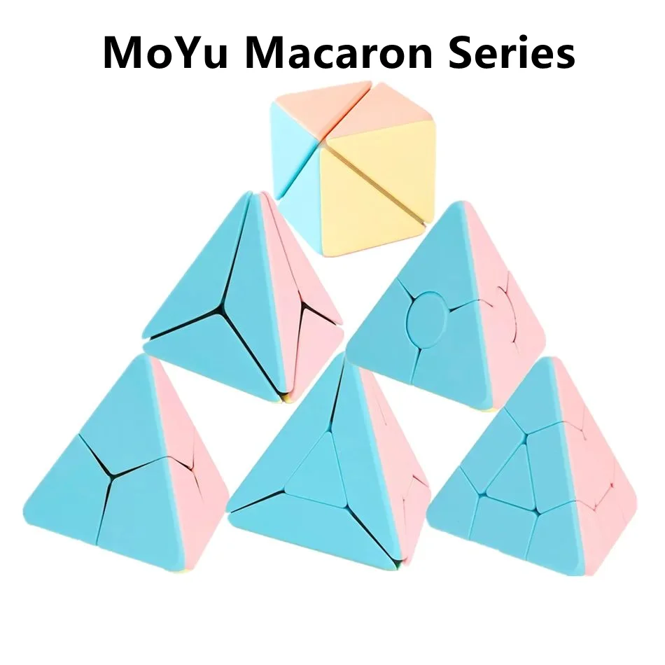 Серия головоломок Idea MoYu Macaron: Волшебная пирамида, Corner Ball, Boomerang, Windmill, Maple Leaf, Triangle Pyramid, Cubo Magico – игрушки и подарки
