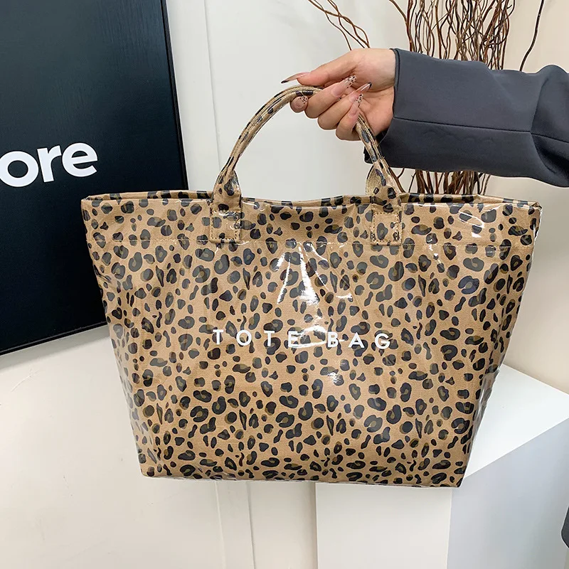 Leopard Print Women's Handbag Summer New Large-capacity Fashionable Tote Bag Fashionable Handbag Bags for Women Designer Bags