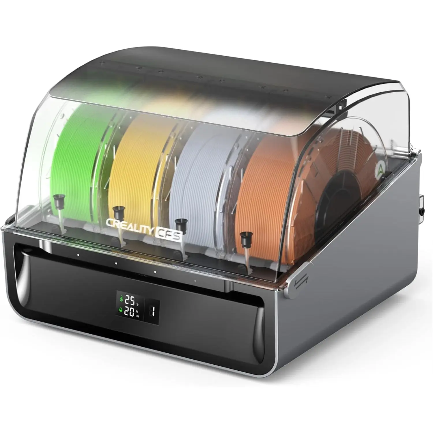 Creality CFS K2 Plus Grey 3D Printer with 16-Color Automatic Filament System Moisture-Proof Runout Winding Detection
