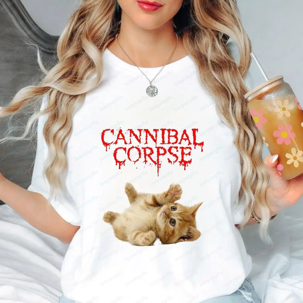 Cannibal Corpse - Adult Humorous Casual Fashion Fun Crazy Neutral Classic Short-Sleeved T-Shirt for Both Men and Women