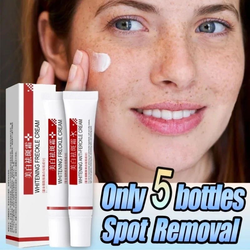 Whitening Fade Spots Emulsion Remove Melasma Face Cream Dark Skin Face Quick Freckles Removal Cream Women Brighten Product