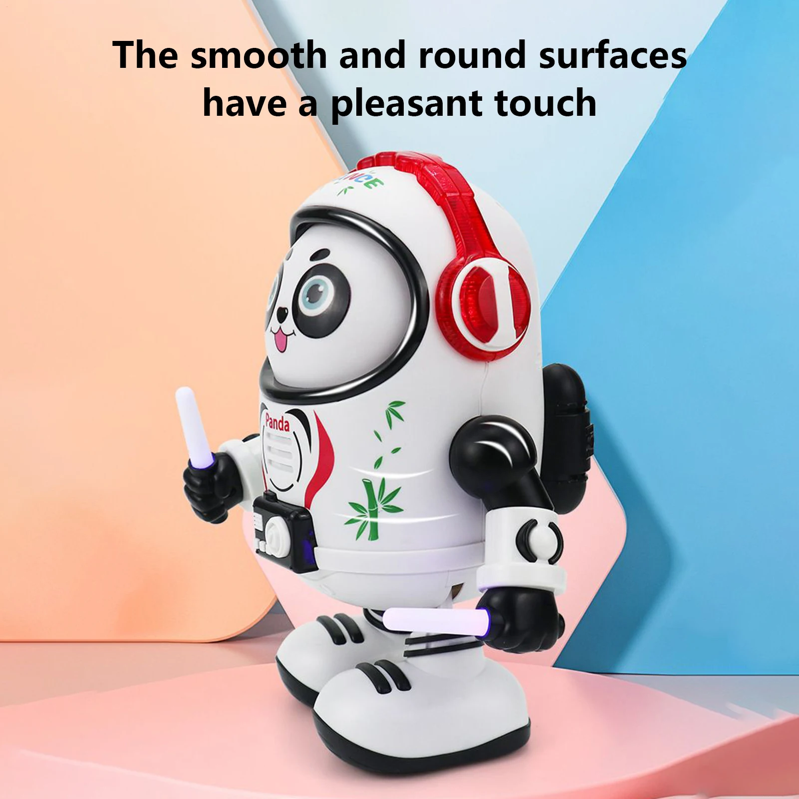 Zabawki dla niemowląt do raczkowania, muzyczna panda, ruchome, chodzące, tańczące zabawki z światłem, interaktywna zabawka edukacyjna dla maluchów, zabawa na brzuszku, prezent.