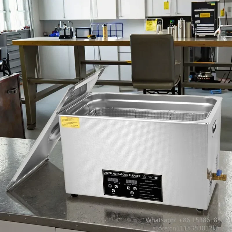 Vequyn 30L Portable Digital Ultrasonic Cleaner – Electric Fuel & Medical Use for Dentures and Teeth  dental
