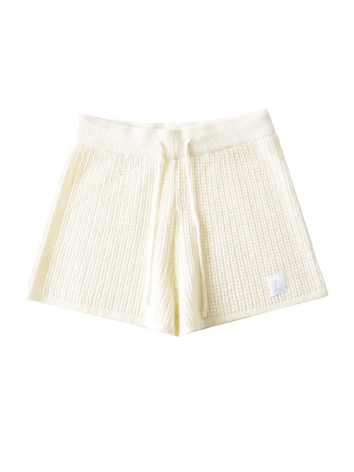 بنطال نسائي محبوك عالي الخصر من American Sle فضفاض مناسب بأرجل واسعة وبنطلون كاجوال للسيدات #1