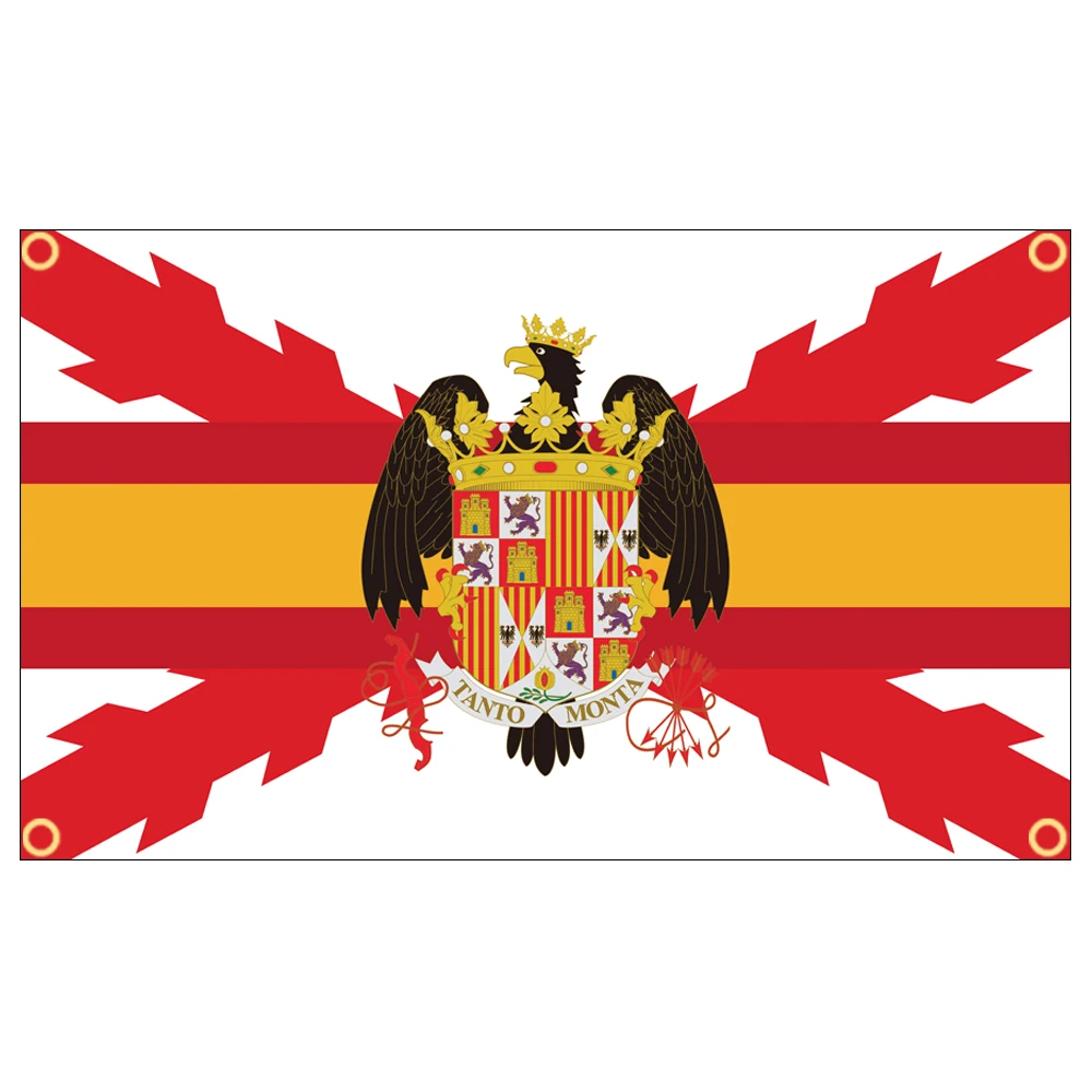 3X5FTS Burgundy Cross San Andrés Aguila de los Reyes Católicos Flag