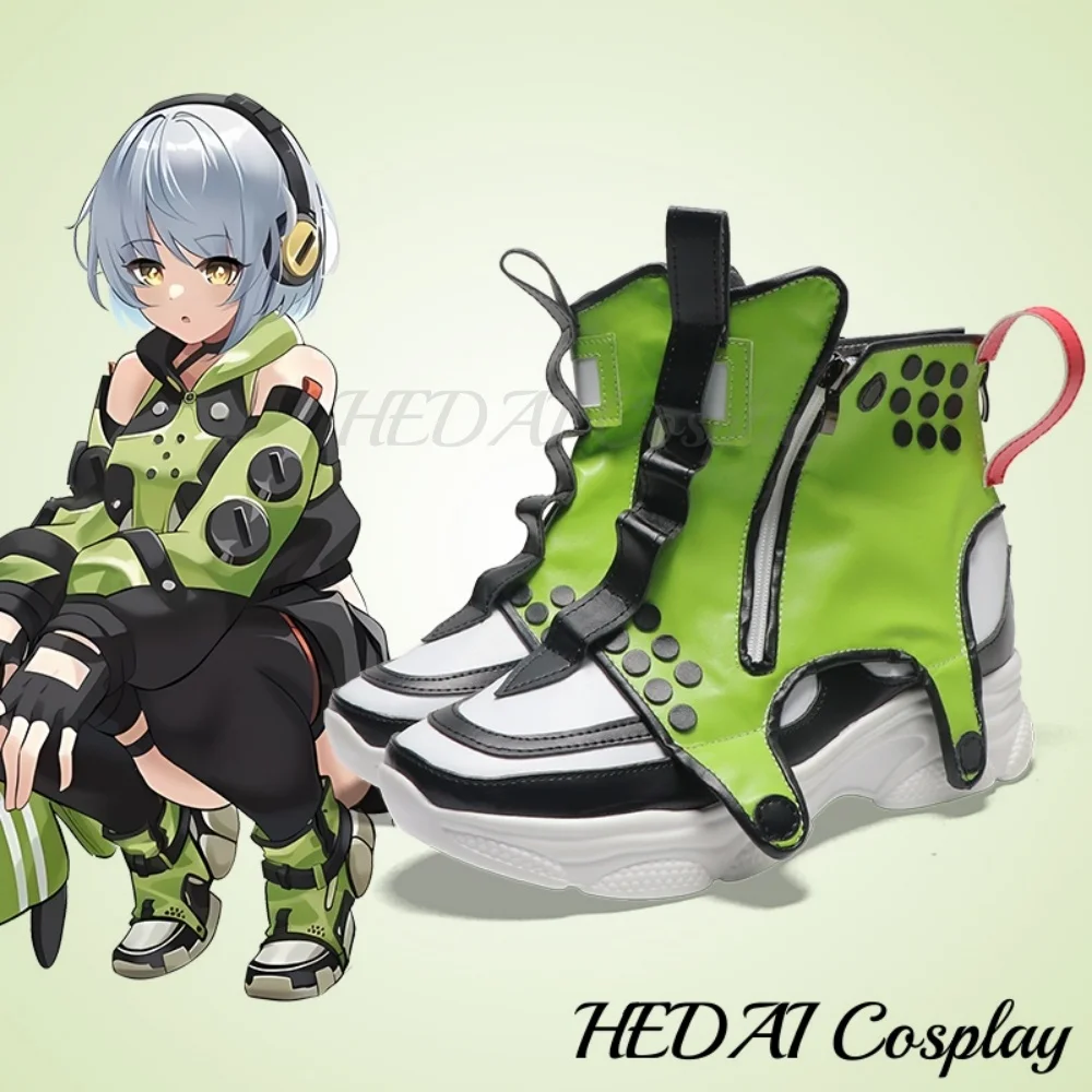 Anby Demara Cosplay Shoes Zenless Zone Zero Cunning Rabbit House Customized Cosplay Shoes  Plus Size Height Increase at Comic Co