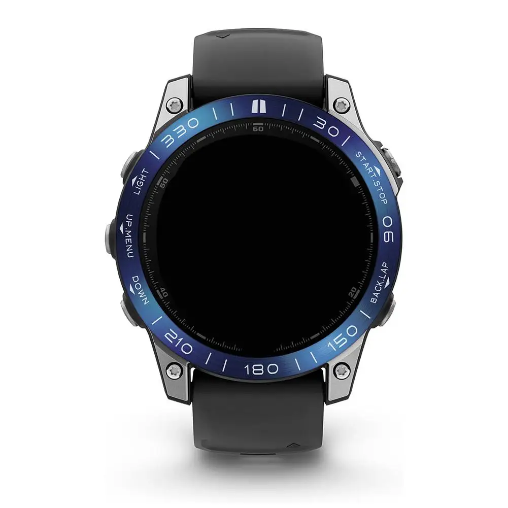 Cincin Logam untuk Garmin Fenix 8 47/51Mm Bezel Baja Pelindung Casing Jam Tangan Cincin Bumper Dekorasi Aksesori Jam Tangan
