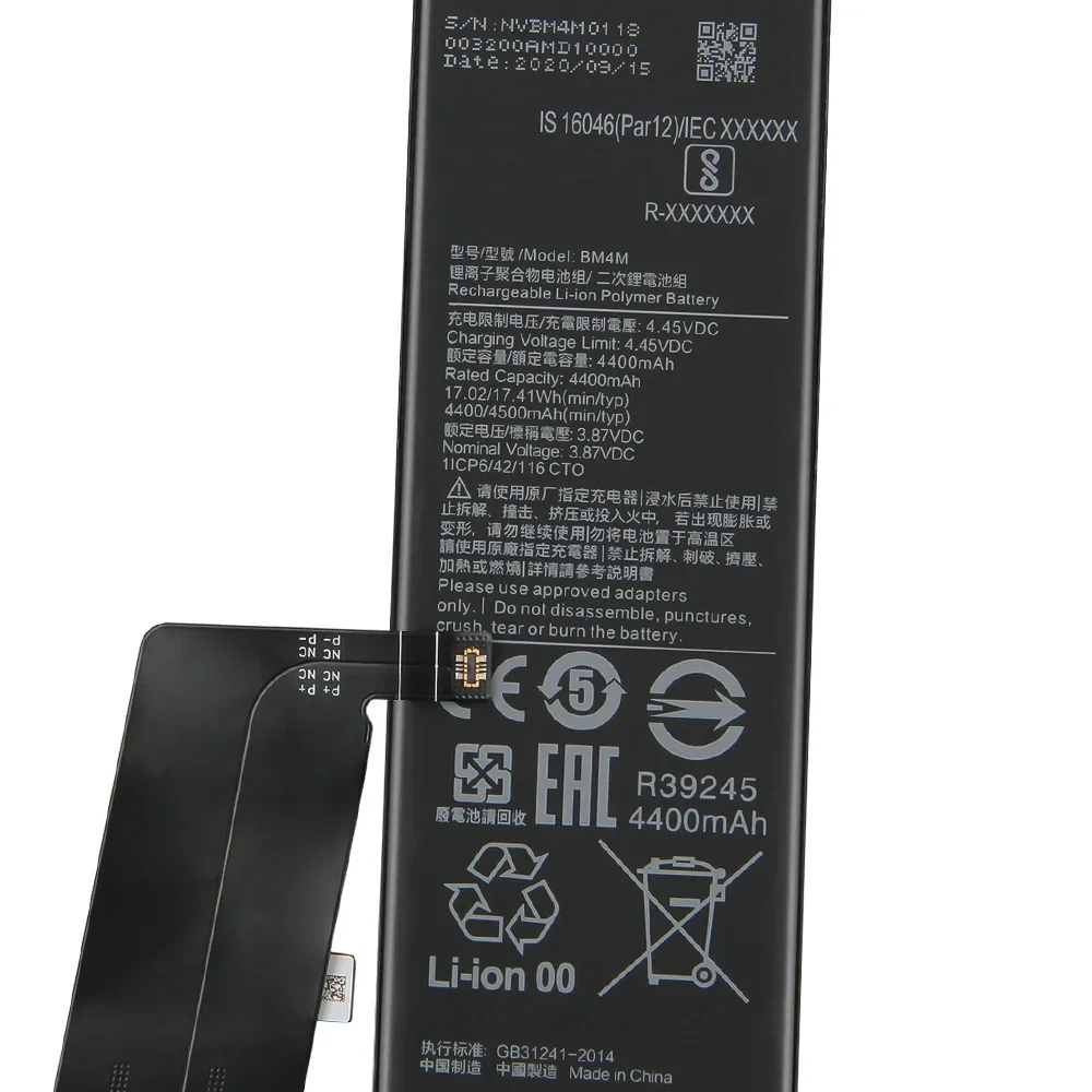 استبدال البطارية ل شاومي Mi 10 ، 5G ، 10S ، شاومي 10 برو ، بطاريات الهاتف ، BM4N ، BM4M