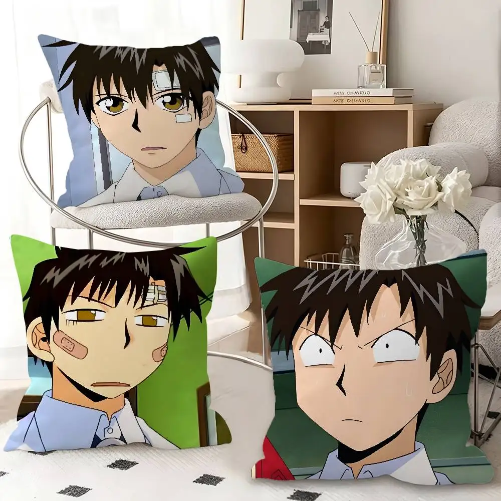1pc Kiyomaro Takamine Zatch Bell! Pillow Case Fashion Square Pillowcase Bedroom Sofa Room Ins Decoration Leisure