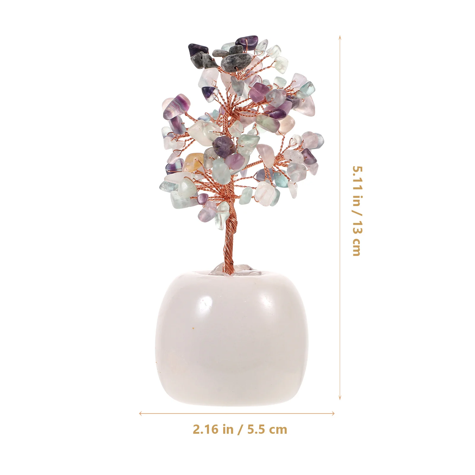 

Хрустальное дерево, декор бонсай, тонкое мастерство, износостойкое настольное украшение для домашнего офиса, автомобиля, настольное украшение