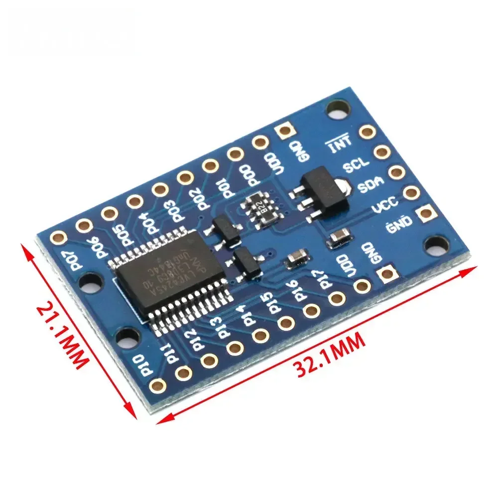 Extensor IO PCF8575 Compatible con Arduino - Módulo de control digital de 16 canales para hogar inteligente y robótica (2,5-5,5 V)