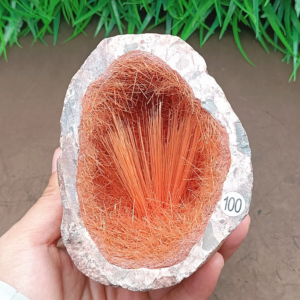 Natural Blue goethite Crystal Mineral Specimens, Energy Mineral, Home Degaussing, Decoration and Treatment of Quartz Crystal