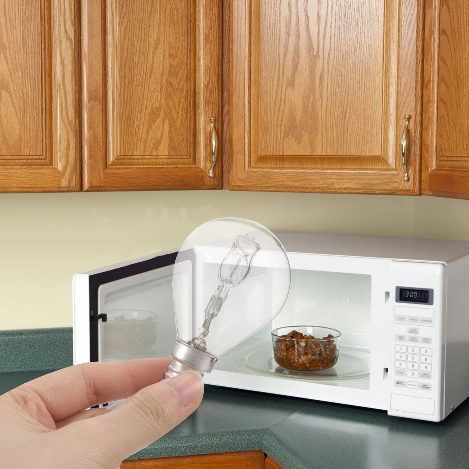 

2Pcs Oven Light Bulbs E14 Microwave Refrigerator Appliance Replacement High Temperature Resistant Oven Lamp Bulbs