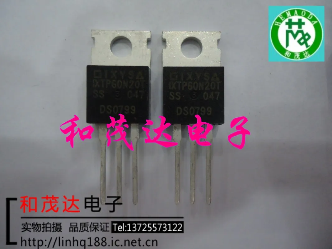 Original New 5PCS/ IXTP60N20T TO-220 IXYS  TP60N20T 200V60A In stock