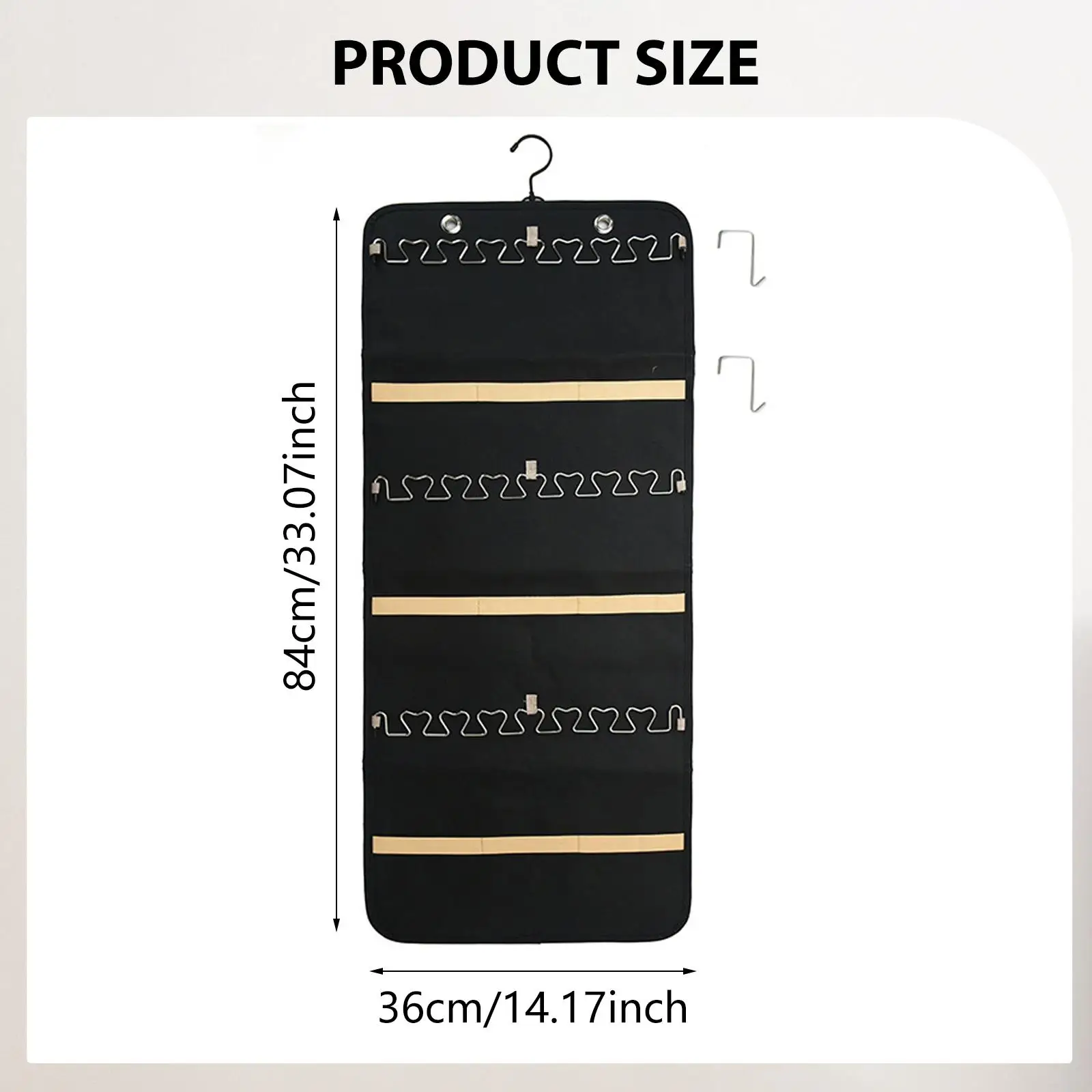 

Настенная складная подставка для украшений, органайзер для браслетов и серег в шкаф