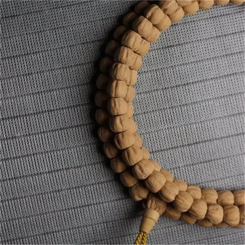 Tibet Thermal Vibration Cacumen Platycladi/Passion Fruit Seeds 108 Pieces Straight Cut Rift Grain Crafts Men and Women Rosary Ha